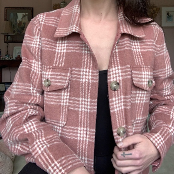 NWOT Tribal Jeans Plaid Shacket - Picture 6 of 10